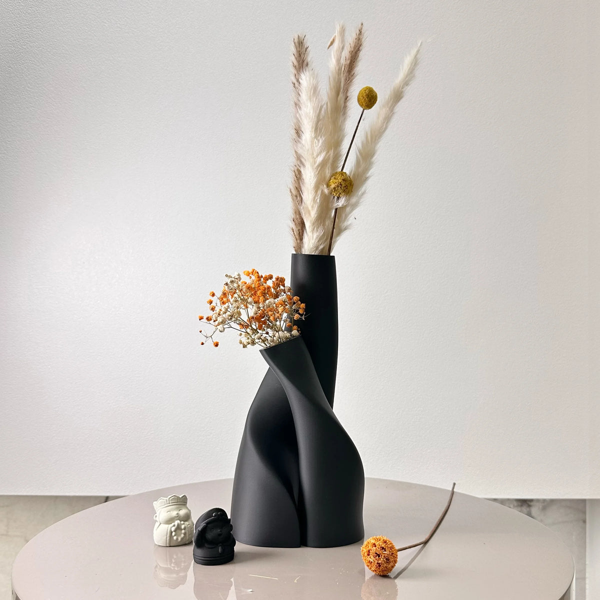 Zumi's 2-Piece Set of "Inseparable" Double Vase