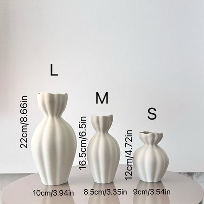 Zumi's 3-Piece Creative Pumpkin Art Vase Set