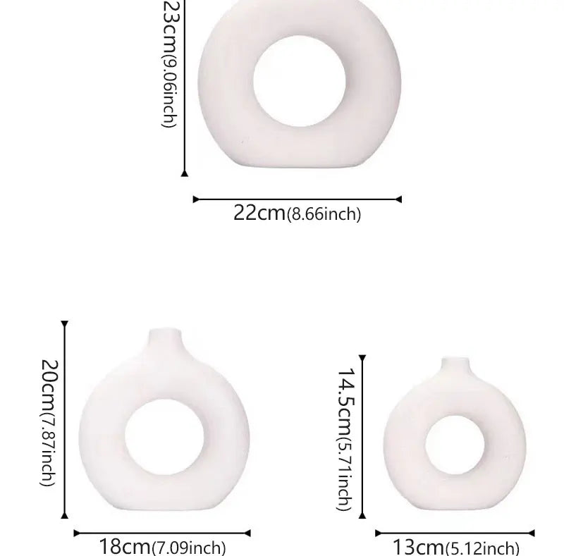 Zumi's Donut Minimalist Vase