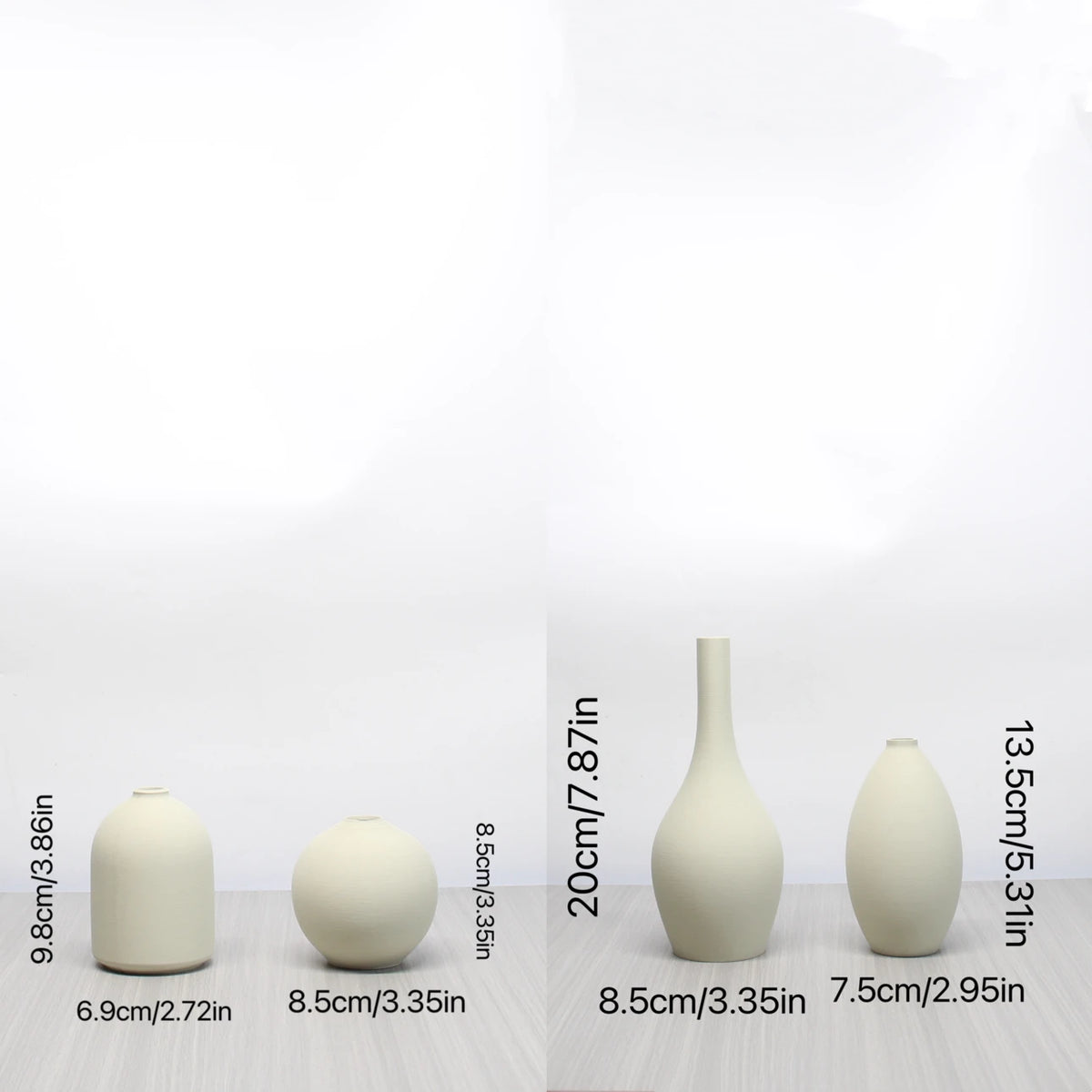 Zumi's 4-Piece Minimalist Art Vase