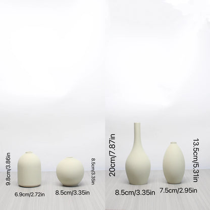 Zumi's 4-Piece Minimalist Art Vase