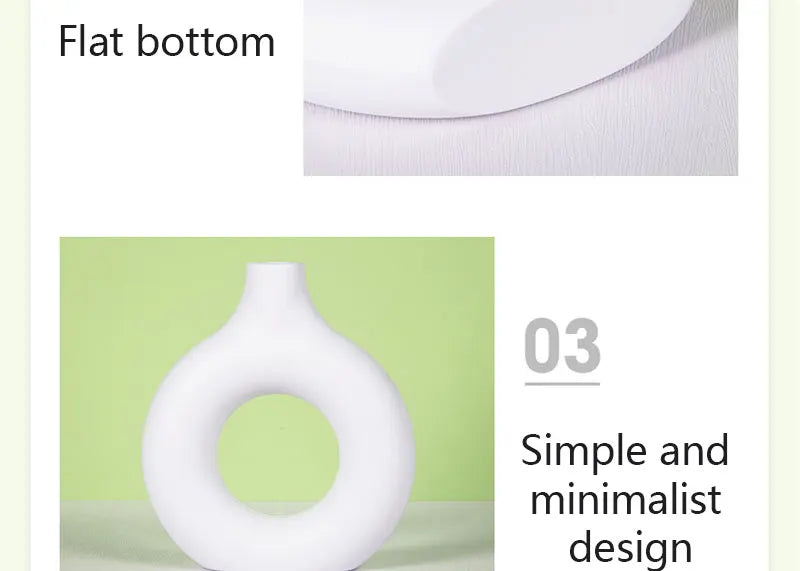 Zumi's Donut Minimalist Vase