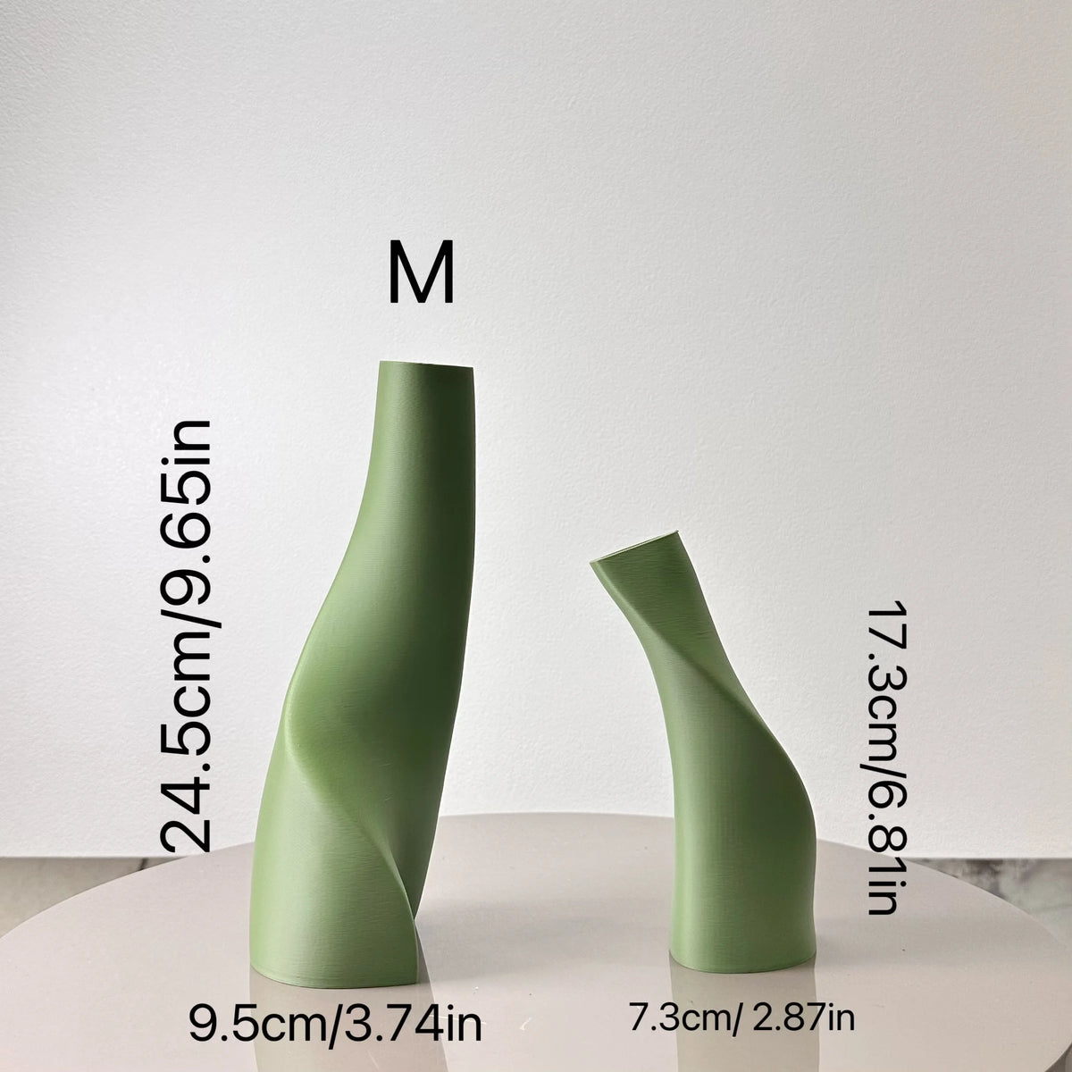 Zumi's 2-Piece Set of "Inseparable" Double Vase