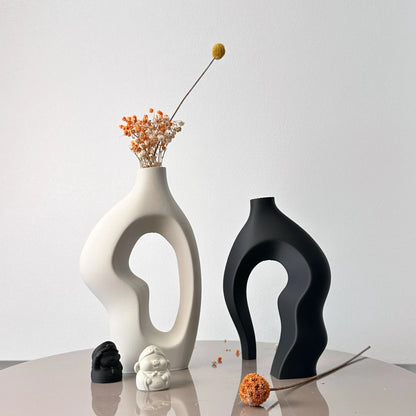 Zumi's 2-Piece Set Twisty Artistic Vases