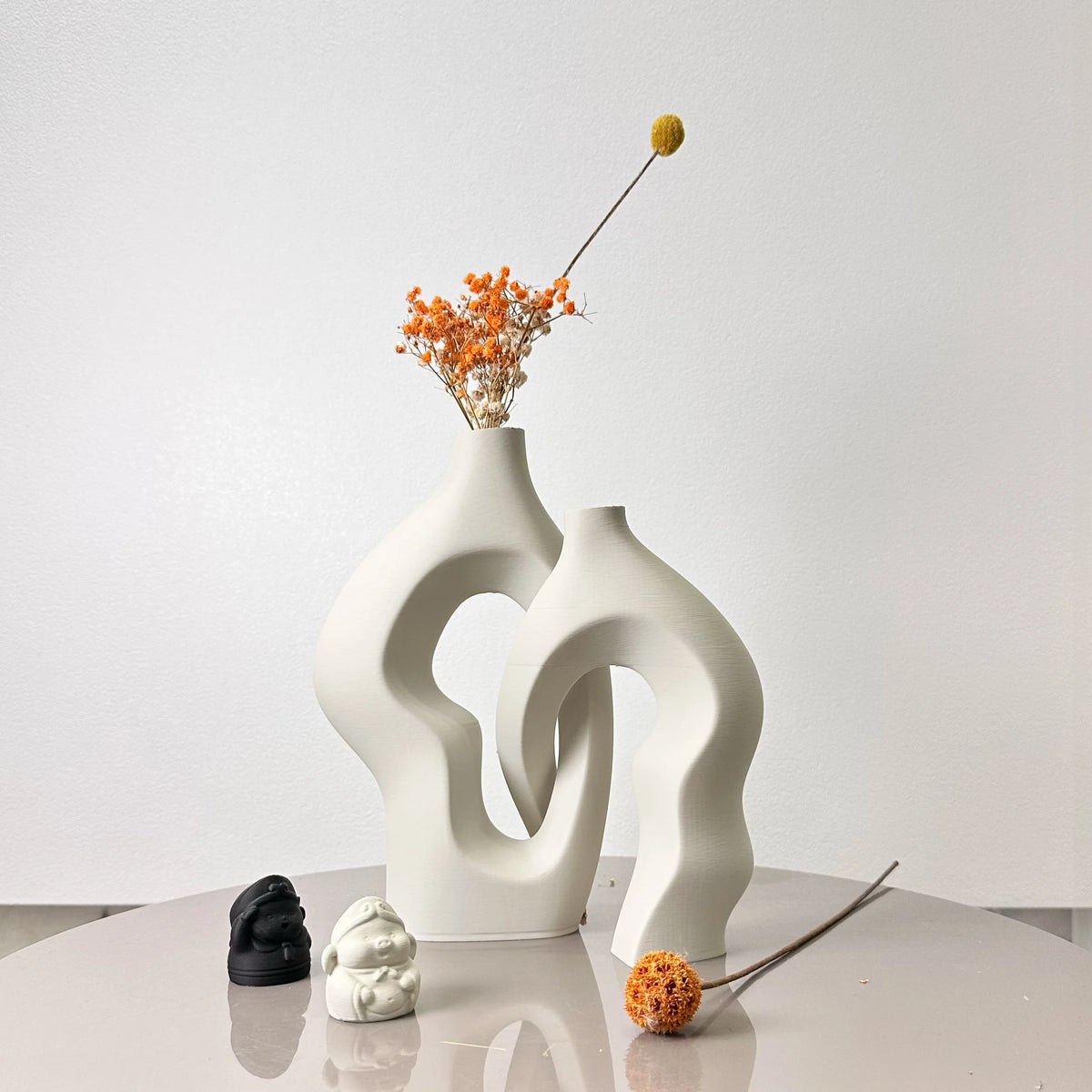 Zumi's 2-Piece Set Twisty Artistic Vases